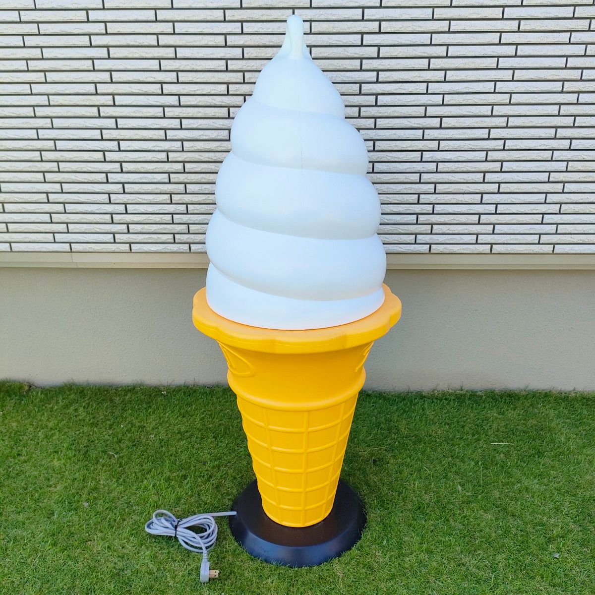 ソフトクリーム スジャータ TOMI 看板 ランプ 販促 昭和レトロ ソフト