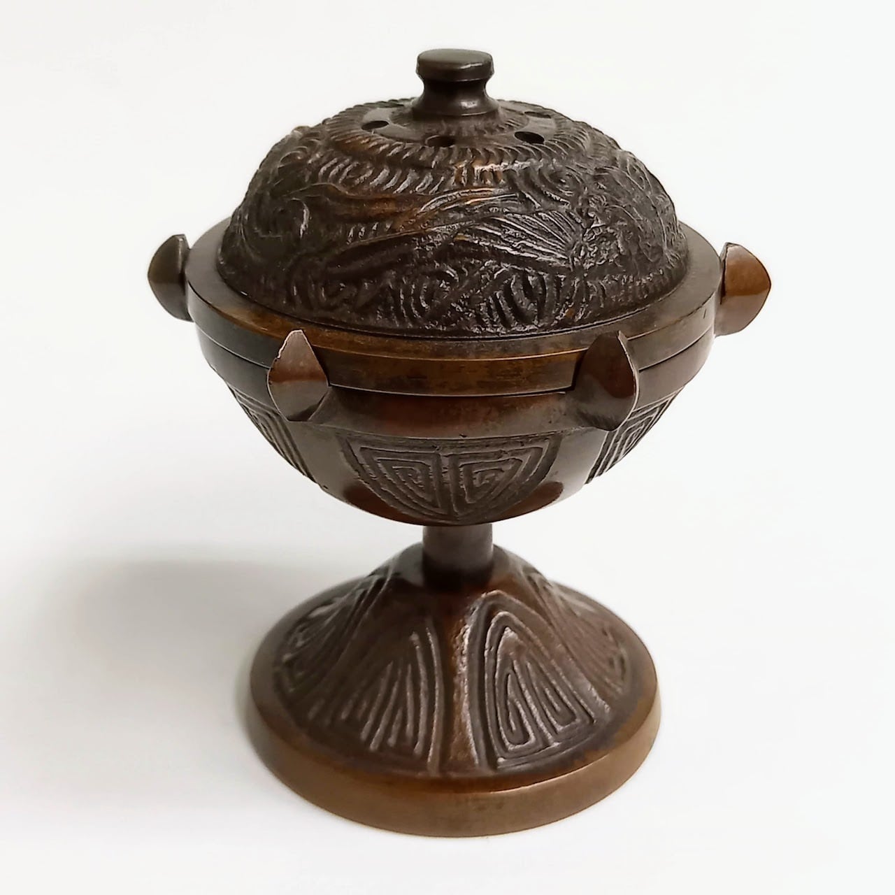 村田耕閑 唐銅分銅形 蓋置 共箱 【公式通販】