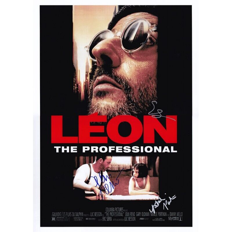 LÉON THE PROFESSIONAL サイン入りポスター（既存額付き） LÉON THE