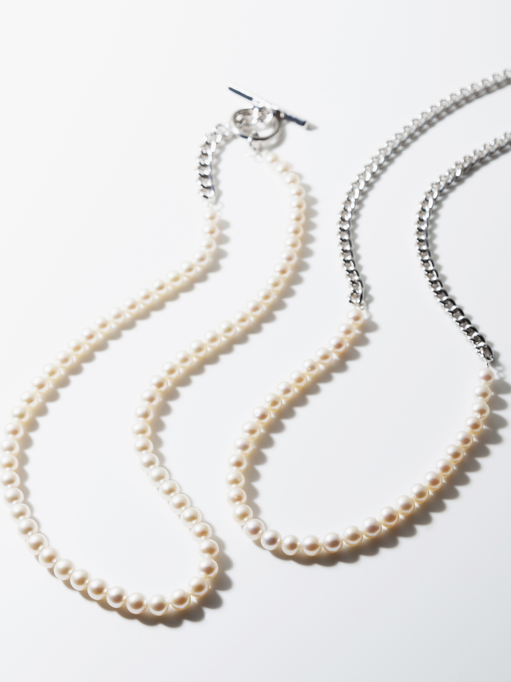 blue.ks】No.3 天然淡水パール×瑪瑙のデザインネックレストップ blue