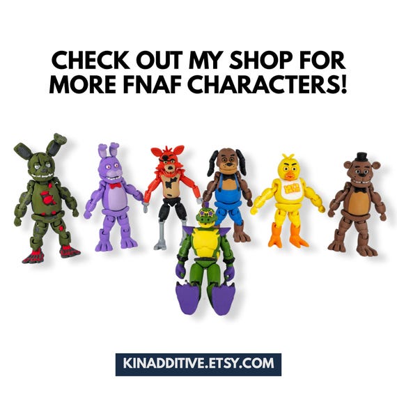 ボニー・ザ・ラビット - FNAF - フルカラー可動アクションフィギュア