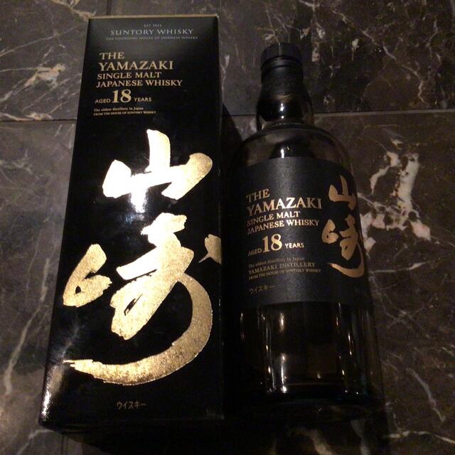 山崎18年空ビン空箱セット サントリー 山﨑 18年 空瓶 山崎