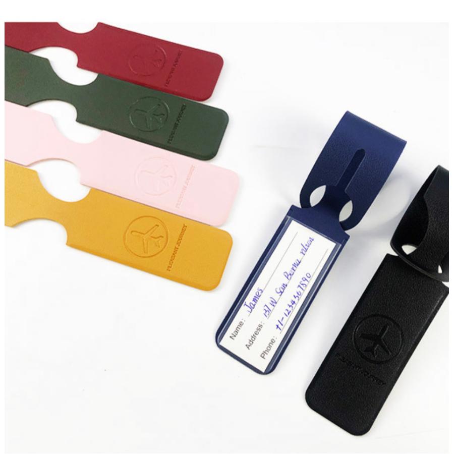 PU薄型 トラベルネームタグ ラゲージタグ ラゲッジタグ海外旅行