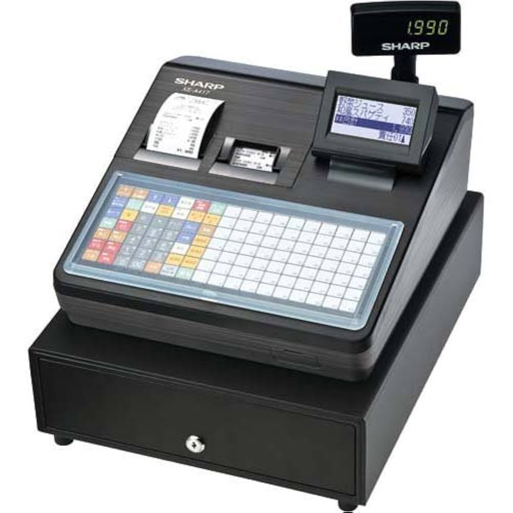 ほぼ新品 SHARP XE-A417-B ブラック レジスター