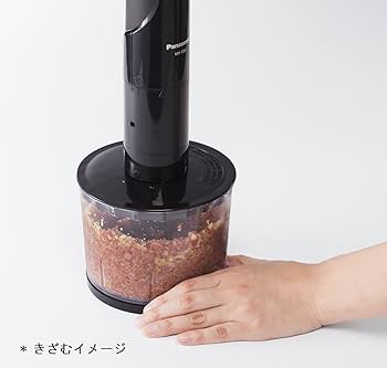 Amazon | パナソニック ハンドブレンダー 4枚刃 低速・高速切替式 1台4