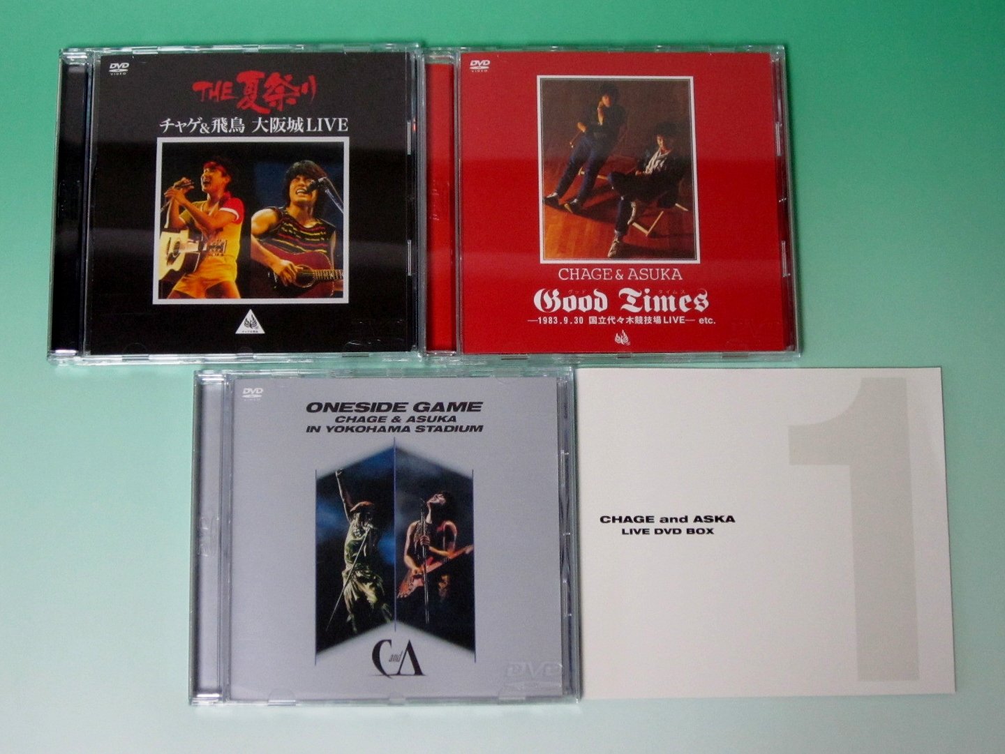 レア！CHAGE&ASKA LIVE IN HONG KONG DVD BOX4 CHAGE&ASKA LIVE DVD