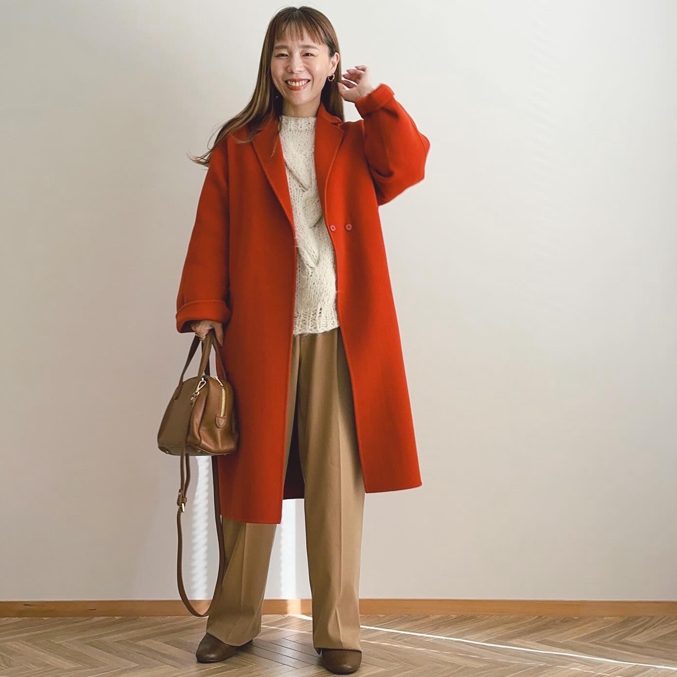 SALE／20%OFF】HAMILTONダブルフェイスロングチェスターコート SLOBE