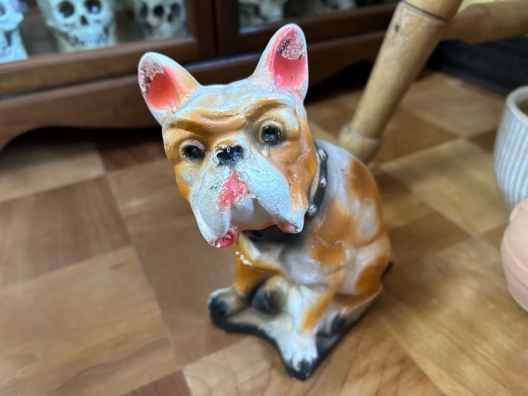 ビンテージ Chalkware Bulldog チョークウェア ブルドッグ ビンテージ Chalkware Bulldog チョークウェア ブルドッグ Chalkware