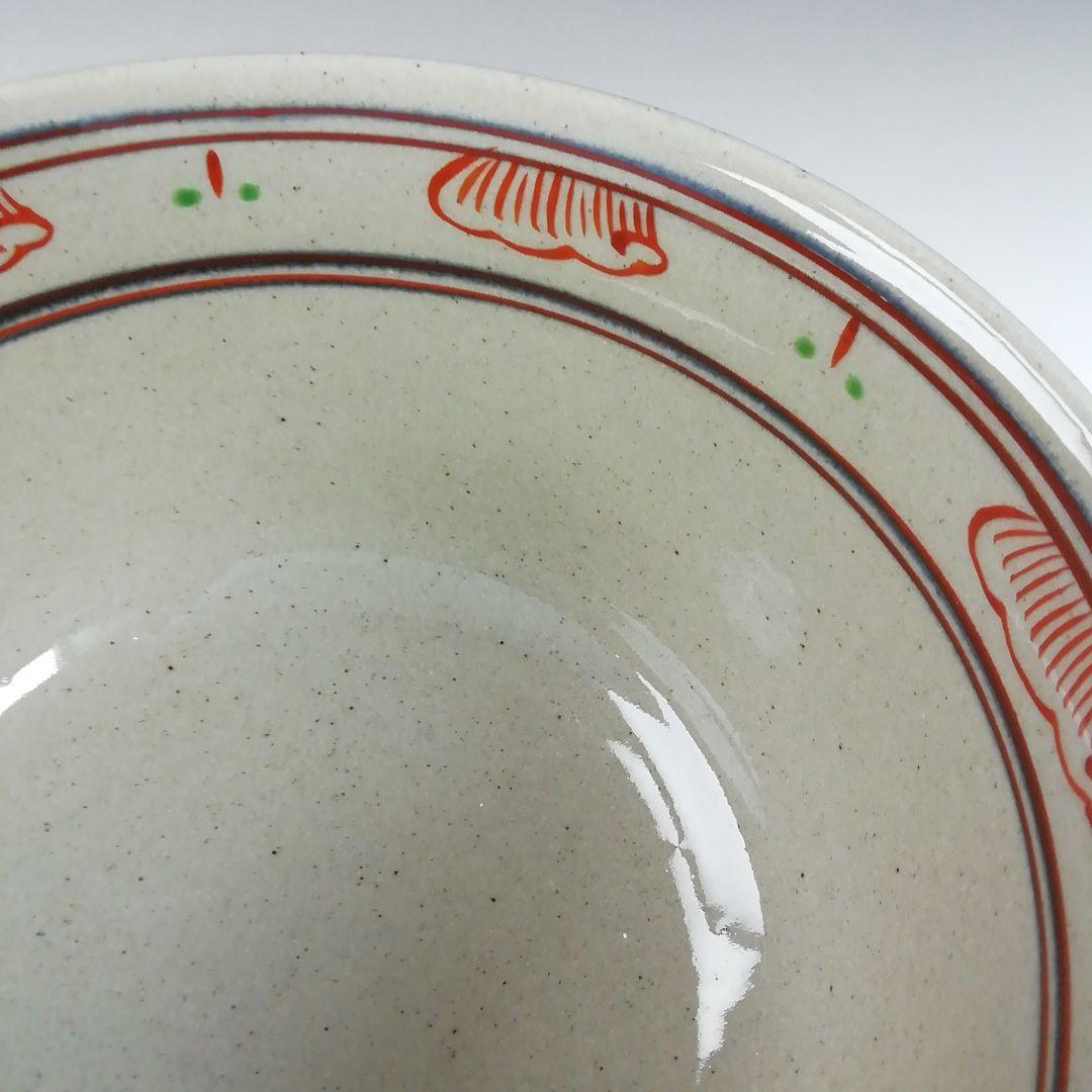 T607 茶碗 『膳所焼』『赤絵 安南写』『淡海ぜぜ陽炎園 造』 共箱