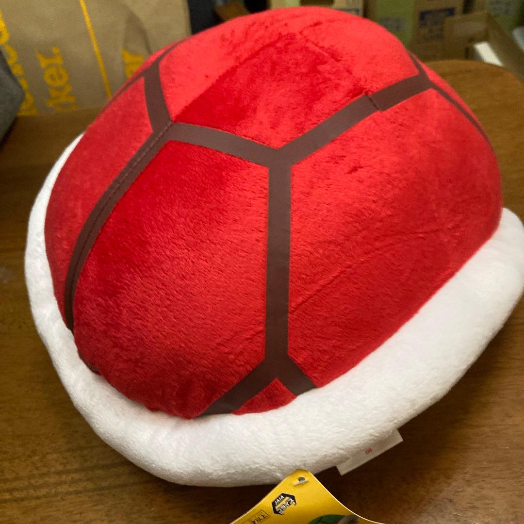 スーパーマリオブラザーズニンテンドーこうら　赤　ぬいぐるみ　30cm 特大サイズ Amazon.co.jp: スーパーマリオ 特大サイズぬいぐるみ こうら 1種［アカ