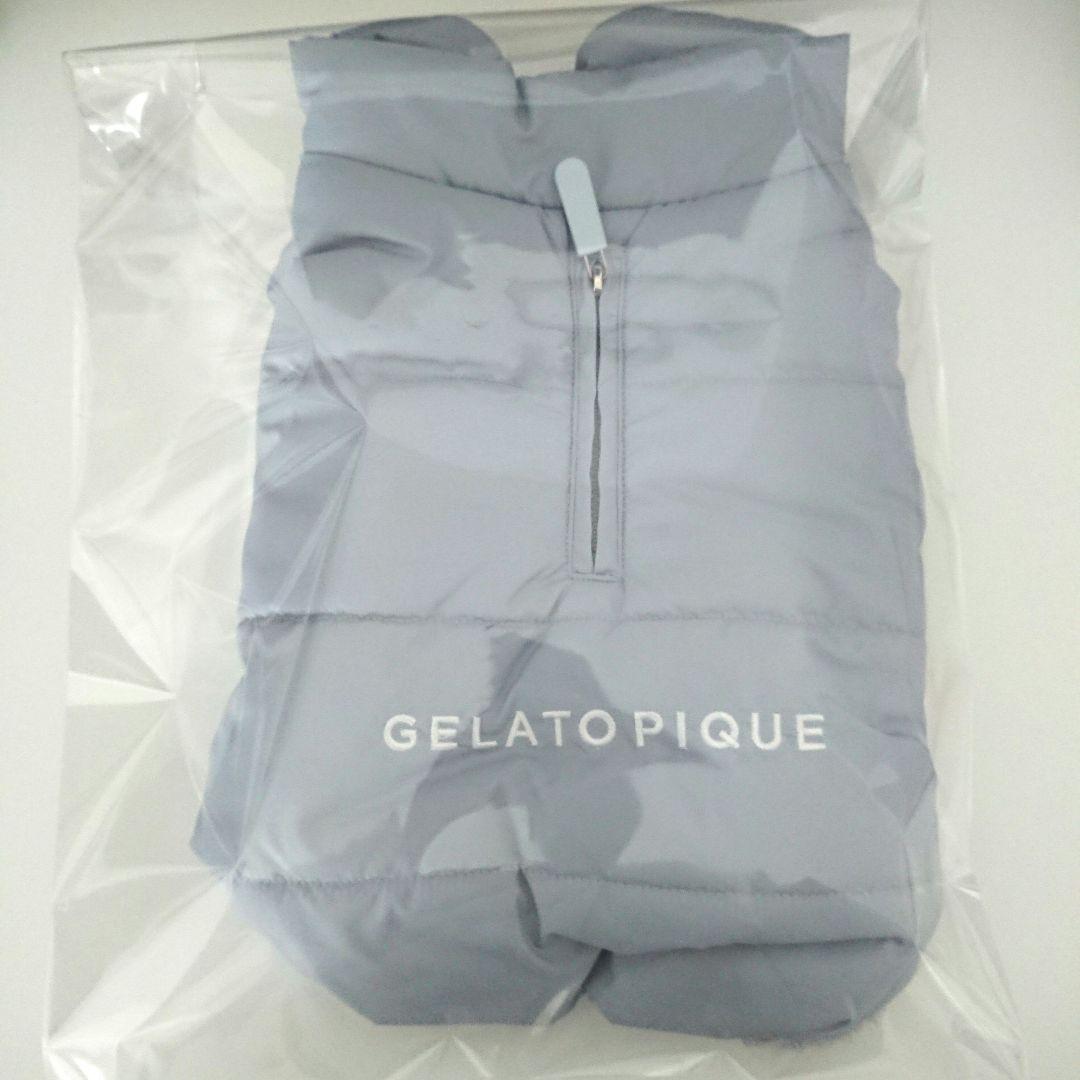 ジェラートピケ 中綿ベスト ブルー Ｌ ジェラートピケ 中綿ベスト ブルー L ジェラートピケ 中綿ベスト