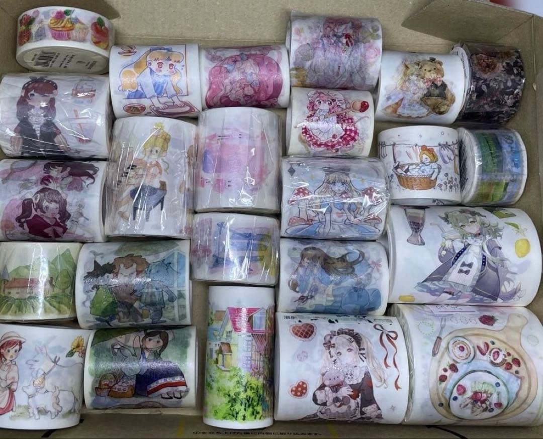 海外 人物マスキングテープ まとめ売り（19） ビニール テープ 海外