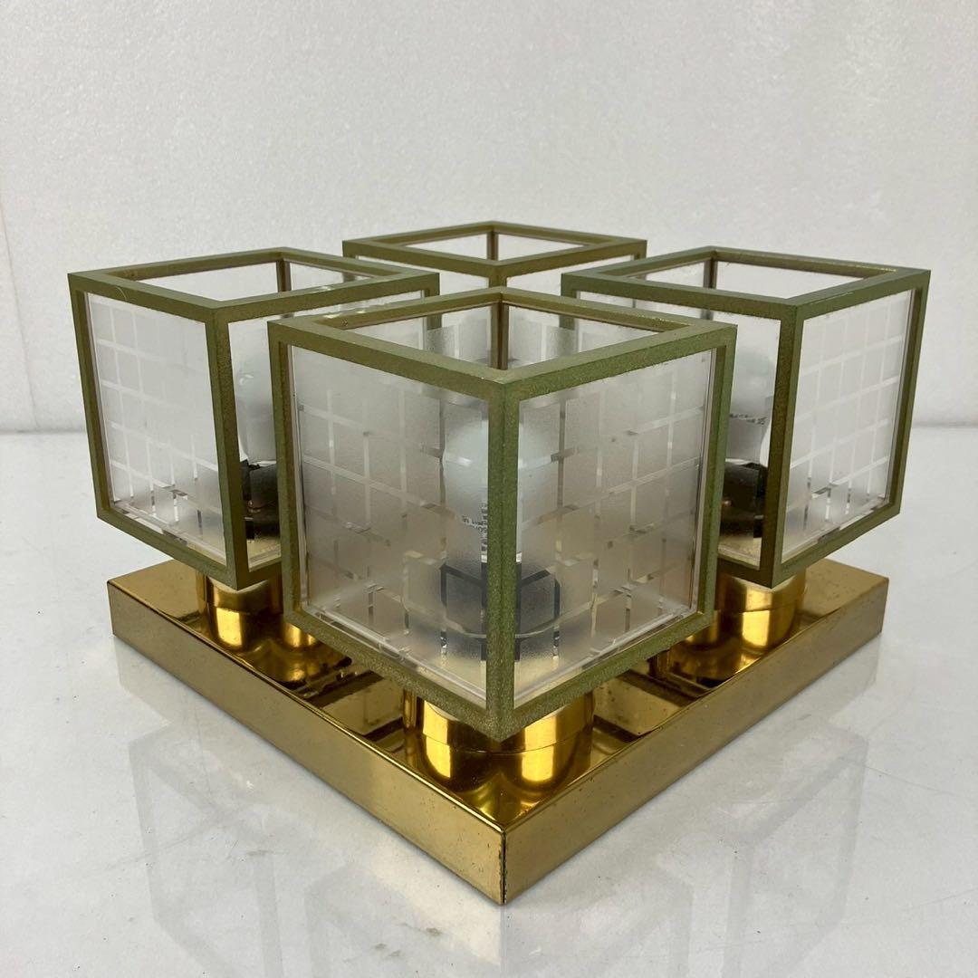 希少】ナショナルLB57468T シャンデリア 4灯ヴィンテージレトロ