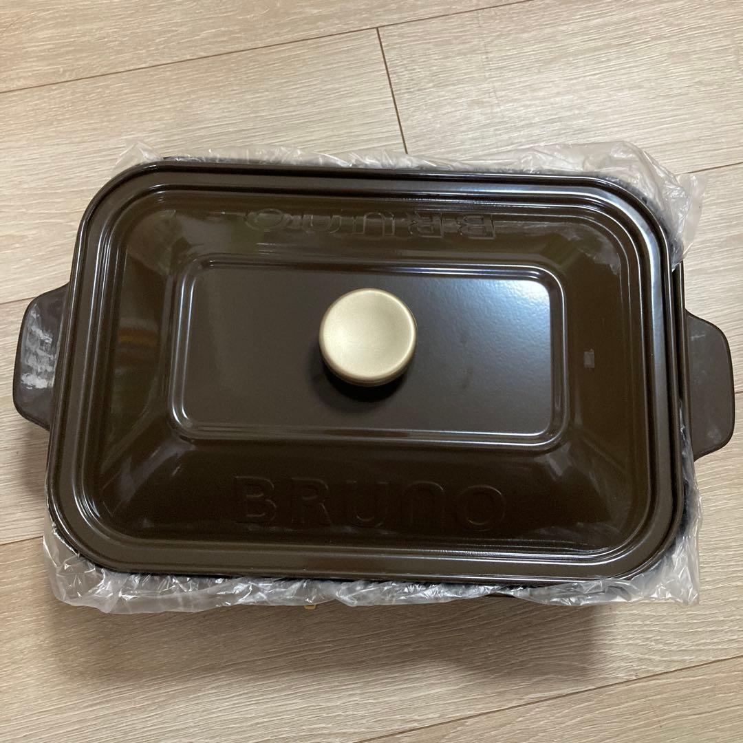 新品未使用BRUNO コンパクトホットプレート コンパクトホットプレート セラミックコート鍋セット ホワイトの通販