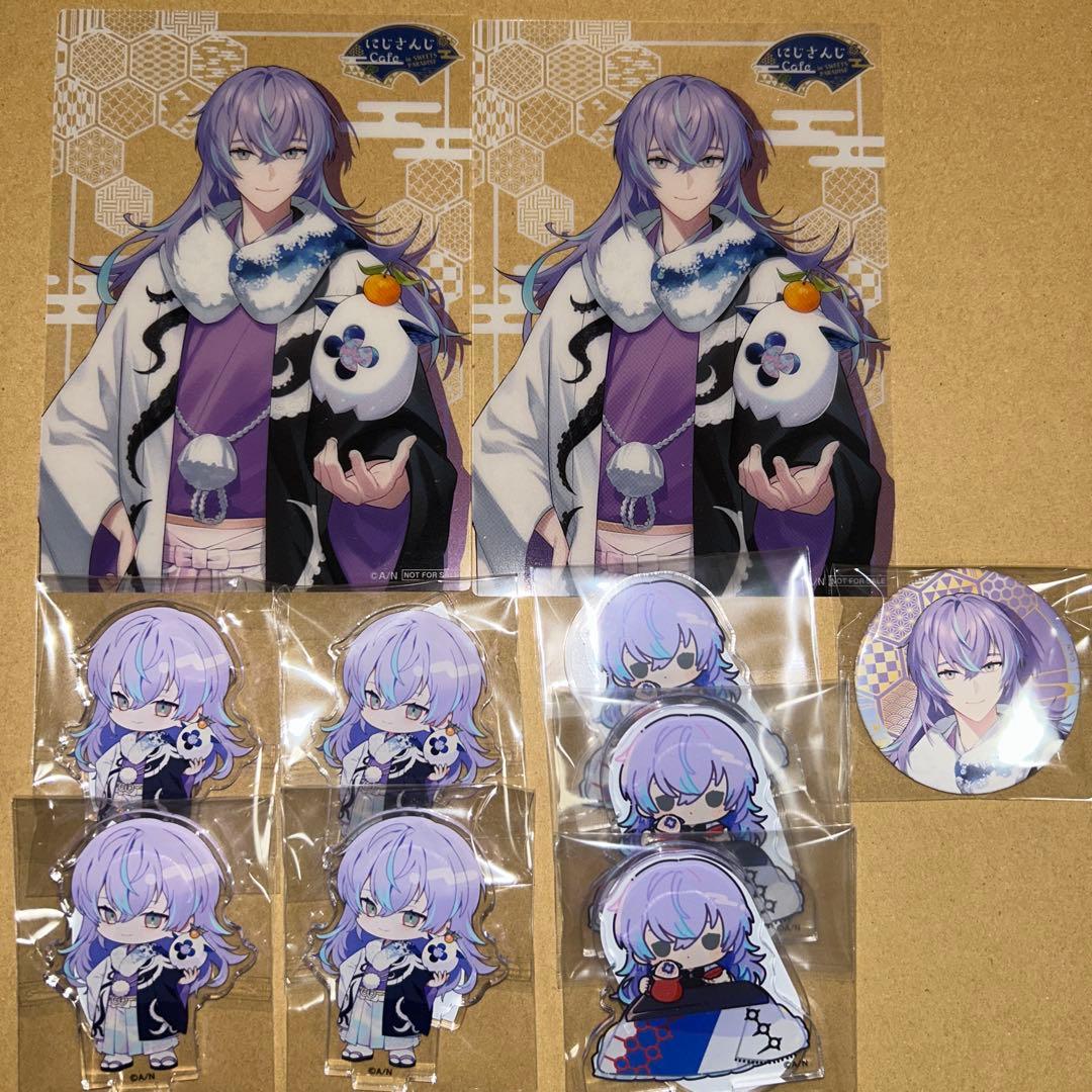 にじさんじ 星導ショウ スイパラ アクリルスタンド 缶バッジ クリアカード にじさんじ 星導ショウ スイパラ アクリルスタンド 缶バッジ クリア